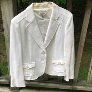 Vintage Talbots Linen Look Blazer - 12 Petite